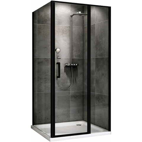 Abber Sonnenstrand AG04120BS-S100B Душевой уголок, 120x100x195, цвет: чёрный