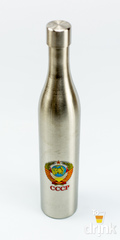 Фляга бутылка «СССР», в коричневом кожанном чехле, 800 мл, фото 5