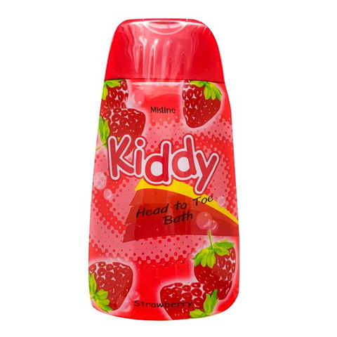 Шампунь-гель для душа для детей Kiddy c клубничным ароматом Mistine 200 мл / Mistine Kiddy Head to toe Strawberry 200 ml