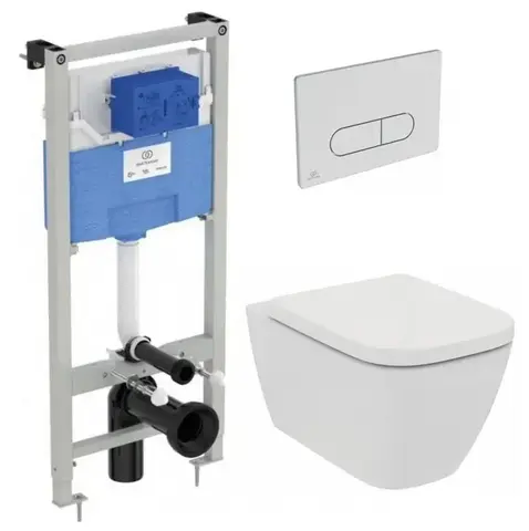 Ideal Standart IP001401 IP001401 НАБОР 3 В 1 i.Life B - Комплект Унитаз + Пневматическая инсталляция(с кномпокой в одной коробке) T461401+T468301+R0309AA
