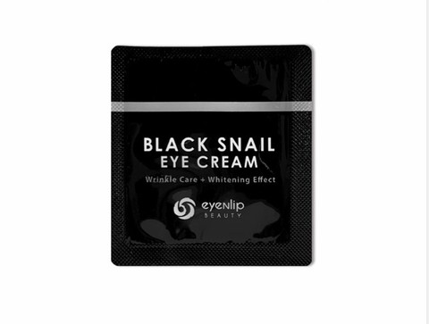 black snail eye cream eyenlip sample