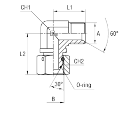 Соединение PFN90 М 30х1.5 CAST