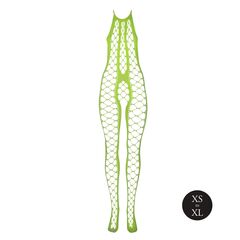 Зеленый кэтсьюит Bodystocking with Halterneck - 