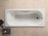 Прямоугольная чугунная ванна Roca Malibu 170x70, с п/ск покрытием, без ручек