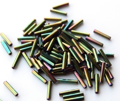 Стеклярус Тохо 9 мм 0508 оливковый меланж