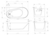 Abber AB9496-1.5 L Акриловая ванна ABBER AB9496-1.5 L