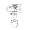 Almar E094000.CR Almar Донный клапан 1"1/4 для раковины, цвет хром