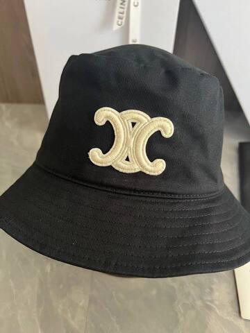 Панама Celine triomphe из хлопка,чёрный