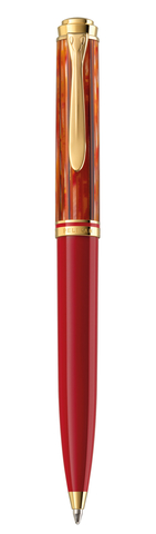 Ручка шариковая Pelikan Souverän® K600 SE 2020, Tortoiseshell-Red  (815871)