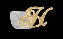 Силиконовый молд Монограмм буква 