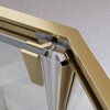 Cezares RELAX-304-P-1-100-C-BORO Душевой уголок, отделка Брашированное золото