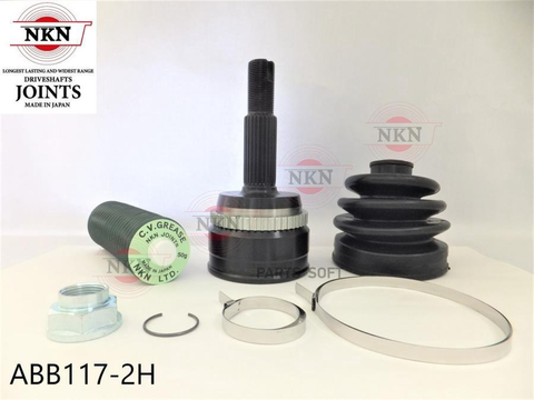 ШРУС внешний  NKN  ABB117-2H  с кольцом ABS