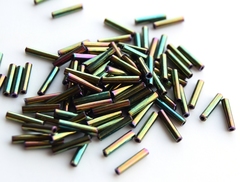 Стеклярус Тохо 9 мм 0508 оливковый меланж