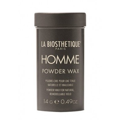 La Biosthetique Homme: Пудра-воск для придания объема волосам и подвижной фиксации с атласным блеском (Powder Wax)