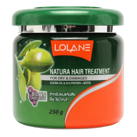 Маска для волос LOLANE NATURA Hair Treatment Jojoba oil & Silk Protein Biotin, 250 мл