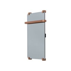 Allen Brau Полотенцесушитель электрический Infinity 80x44 с рейлингом и креплением, медь браш фото
