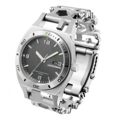 Мультитул с часами Leatherman Tread Tempo Steel, 30 функций (832421) | Multitool-Leatherman.Ru