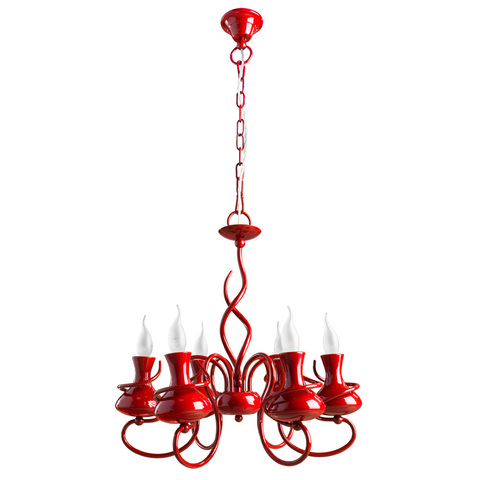 Люстра Arte Lamp Vaso A6819LM-6RD