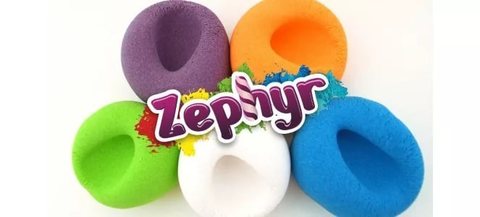 Кинетический пластилин ZEPHYR (ЗЕФИР) СУПЕР СЕТ, 450г