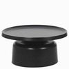 Кофейный стол Tuba Ø75х38 см, черный