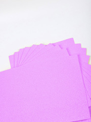 Фоамиран глиттерный, р. 20х30 см, 2 мм, лавандовый