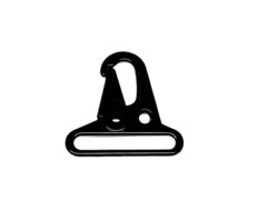 Карабин тактический, 11,7 гр, р. 38 мм, чёрный