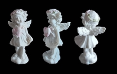 Силиконовый молд Ангелочек девочка с сердцем № 33