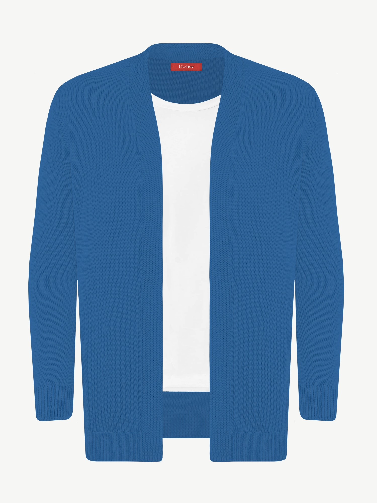 Кардиган с планкой из экохлопка