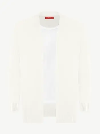 Кардиган с планкой из шелка