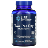 Мультивитамины для приема два раза в день, Two-Per-Day Multivitamin, Life Extension, 60 капсул 1