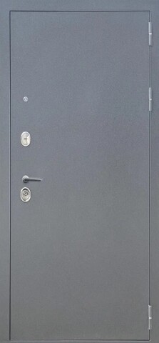 Теплая дверь входная FLY DOORS Аркан зеркало, 2 замка, 1,2 мм металл, (графит букле+веллюто бьянко) #2