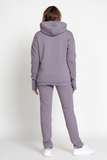 Утепленный спортивный костюм для беременных и кормящих 16034 дымка