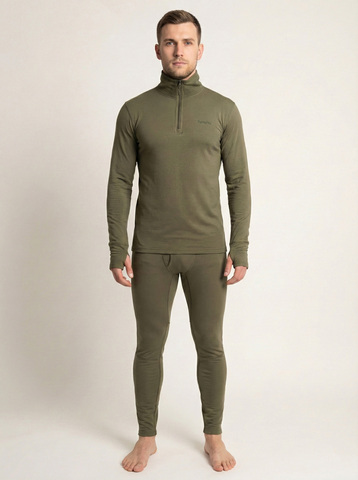 Термобелье Thermo Flex перфорированное (олива)