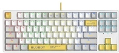 Клавиатура Bloody S87 белый