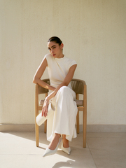 Платье GWEN, молочный