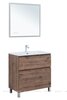 Aquanet 345680 Тумба с раковиной Алвита new 80 (Flat) напольная 2 ящ. цв.дуб веллингтон табак (345680)