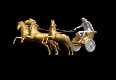 Силиконовый молд № 0205 Колесница большая