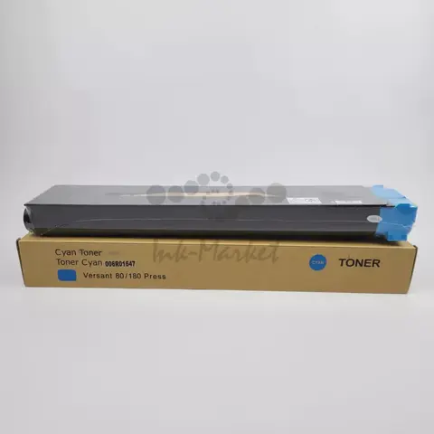 Тонер картридж совместимый 006R01647 голубой для Xerox Versant 80, 180 Press