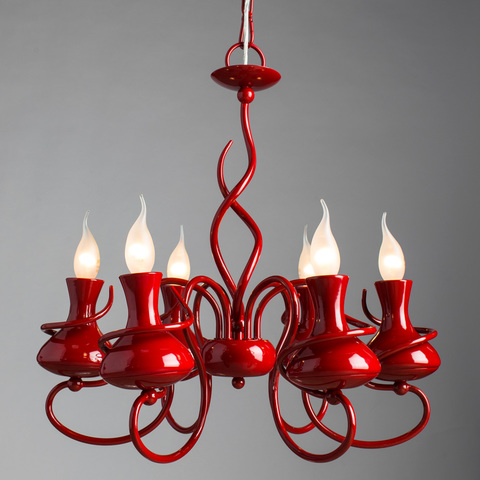 Люстра Arte Lamp Vaso A6819LM-6RD
