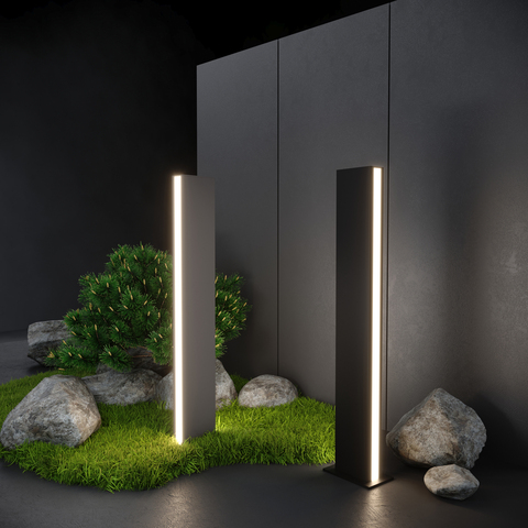 Ландшафтный светодиодный светильник 1538 TECHNO LED чёрный