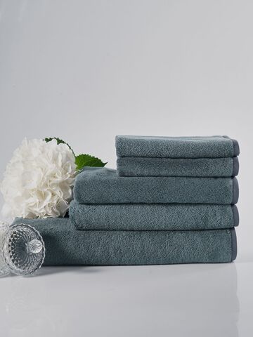 Набор полотенец 5шт Claire Batiste Atelier Ile морская волна