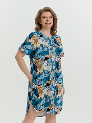 4630 Туника на пуговицах