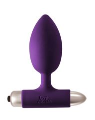 Фиолетовая анальная вибропробка New Edition Perfection - 11,1 см. - 