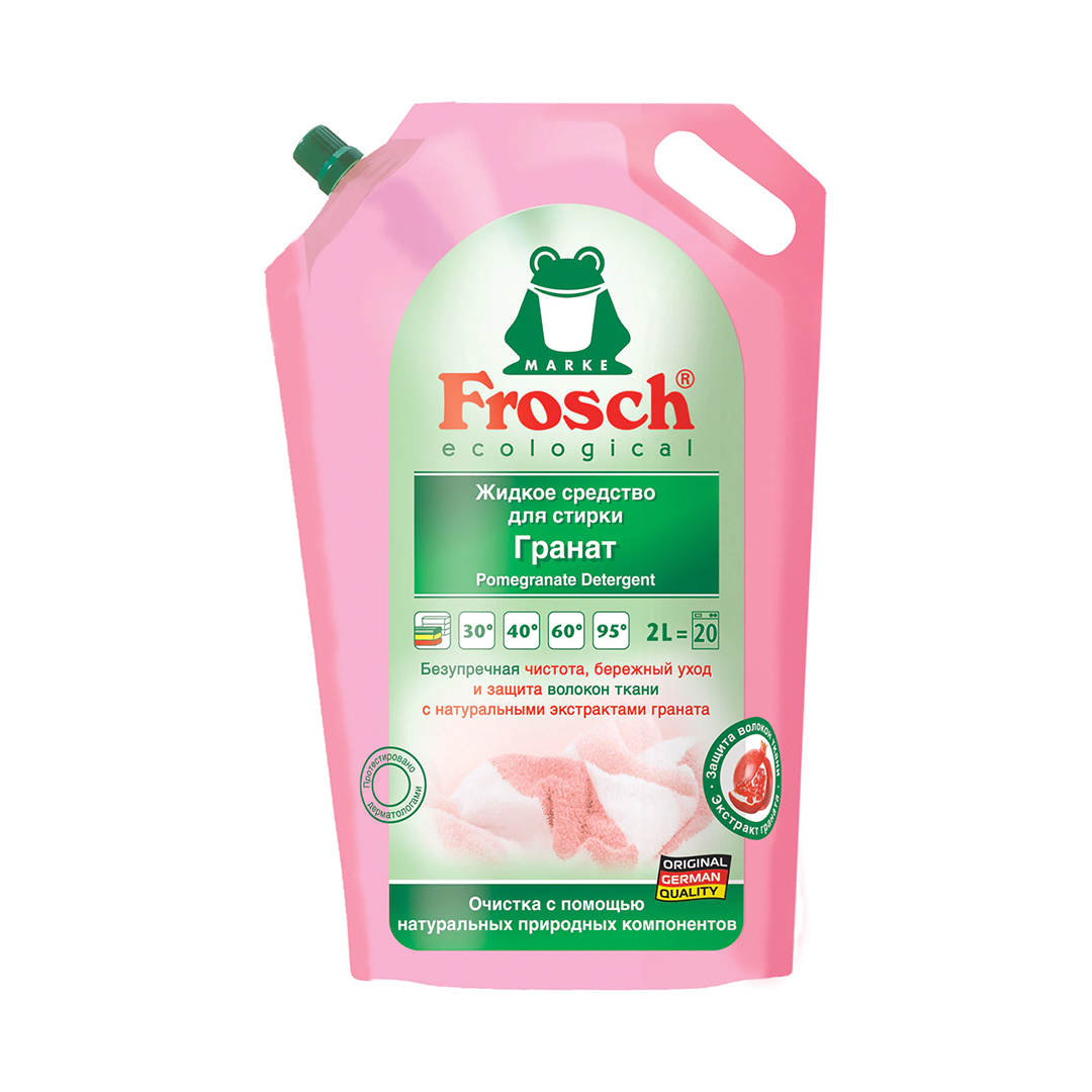 Frosch Универсальное жидкое средство для стирки «Гранат» 2 л.