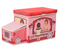 Коробка для хранения игрушек и вещей Blonder Home Little Princess CAR/37