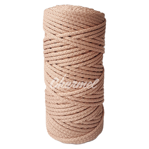 White our polyester cord 5 mm