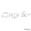Grossman GR-4455GSMS Унитаз подвесной, цвет: хаки матовый