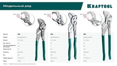 KRAFTOOL Vise-Wrench, 300 мм, клещи переставные-гаечный ключ (22068)