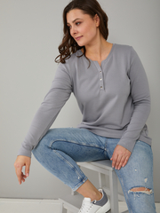 Лонгслив ЛНр-008/дымчатосерый