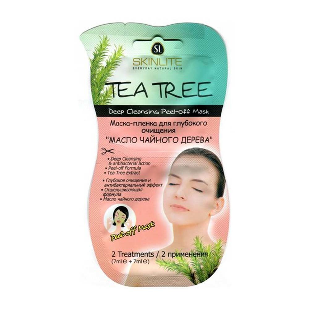 Маска-пленка для глубокого очищения кожи лица  Масло чайного дерева